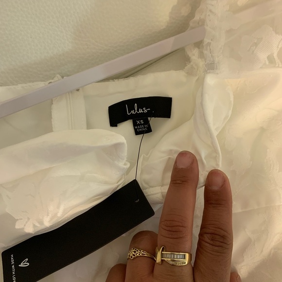 Lulu's Elegant White Dress - Picture 5 of 5